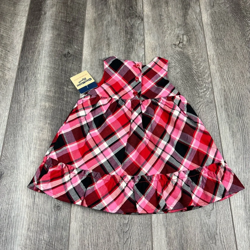 OshKosh B’gosh‎ Kids Red/Pink Plaid Dress